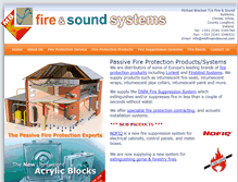 Tablet Screenshot of fireandsound.ie
